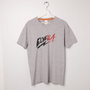 Camiseta unisex gris- logo ELYELLA degradado